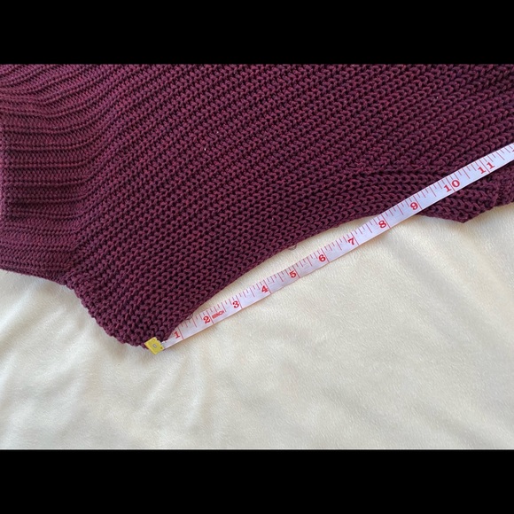 Forever 21 maroon sleeveless turtle neck sweater dress - Picture 4 of 4